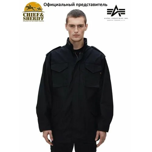 Куртка-рубашка ALPHA INDUSTRIES, размер XXXL, черный