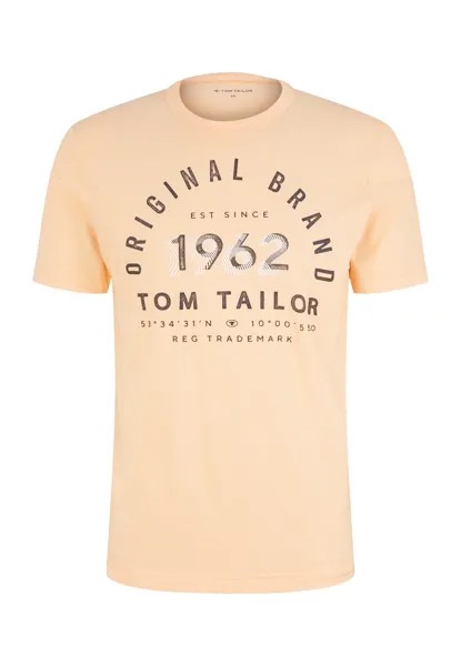 Футболка Tom Tailor, оранжевый
