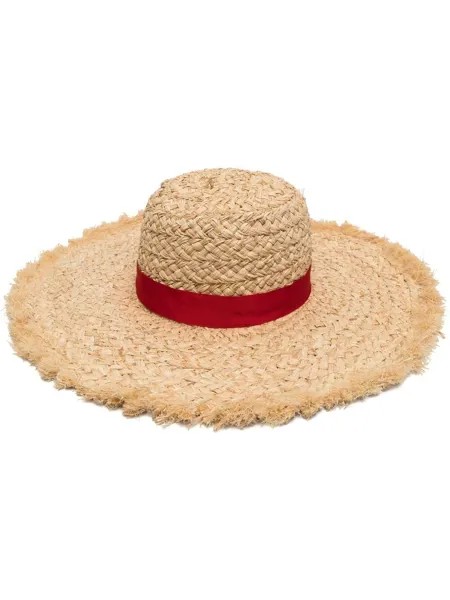 Borsalino соломенная шляпа Pamela