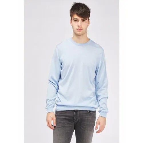 Пуловер Trussardi Jeans, размер L, голубой