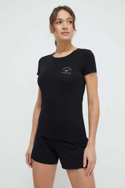 Футболка для отдыха Emporio Armani Underwear, черный