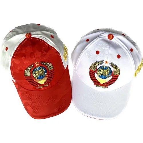 Бейсболка Лигазвёзд, размер 56-62, белый, красный