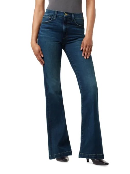 Расклешенные эластичные джинсы Molly с высокой посадкой Joe'S Jeans, цвет Overflow Blue