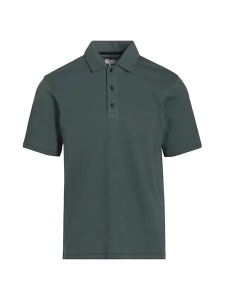 Классическая рубашка-поло Flame Rag & Bone, цвет shadow green