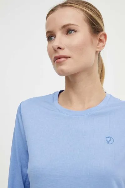 Спортивный лонгслив Abisko Day Fjallraven, синий