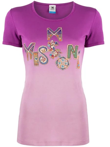 M Missoni футболка с логотипом