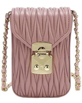 Стеганая кожаная женская сумка для телефона Tiffany - Fred