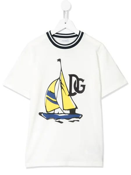 Dolce & Gabbana Kids футболка с логотипом