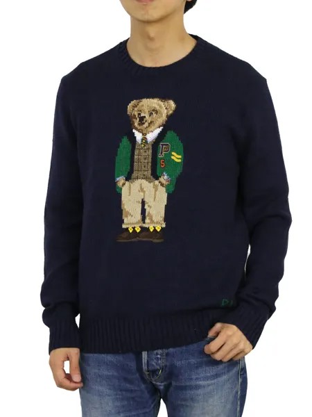 Polo Ralph Lauren Свитер С Круглым Вырезом Polo Bear Sweater Pullover Limited - Темно-синий