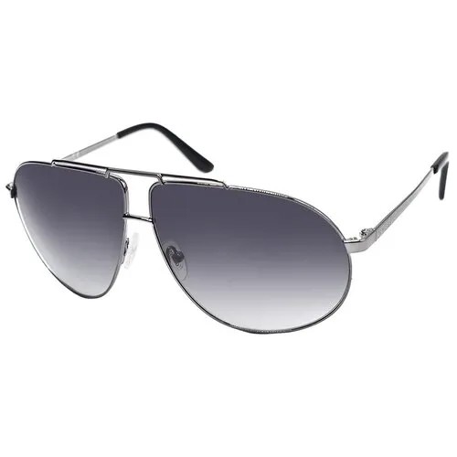Солнцезащитные очки GUESS, серебряный, серый