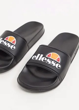 Черные шлепанцы Ellesse-Черный