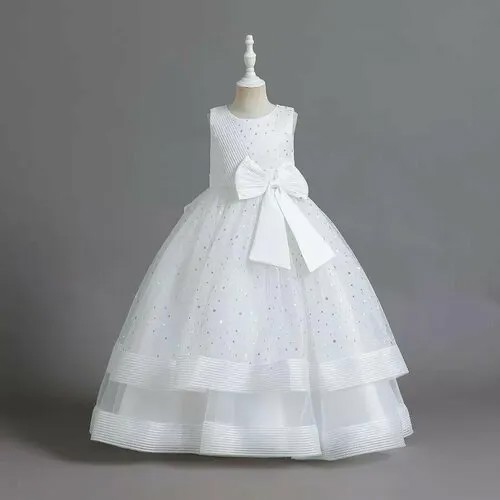 Платье, размер 120/130, белый