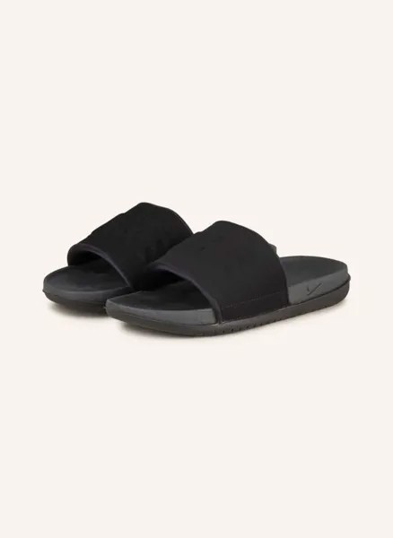 Сланцы женские Nike 1001278549 черные 35.5 EU (доставка из-за рубежа)