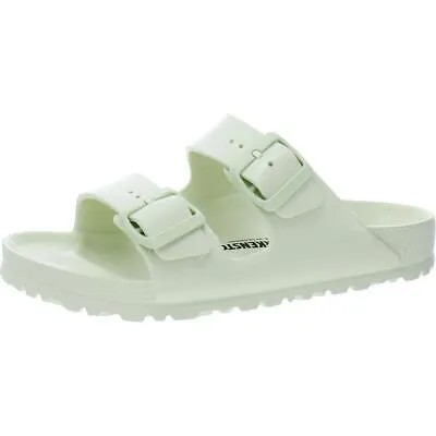 Женские зеленые шлепанцы без застежки с пряжкой Birkenstock 37 BHFO 1263