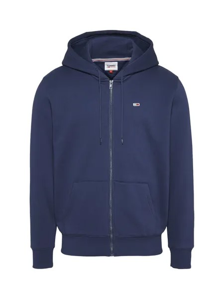 Флисовая толстовка на молнии Tommy Jeans Tommy Hilfiger, сумеречный флот