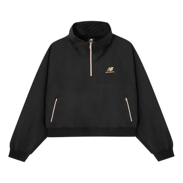 Куртка воротник-стойка повседневная куртка New Balance, черный