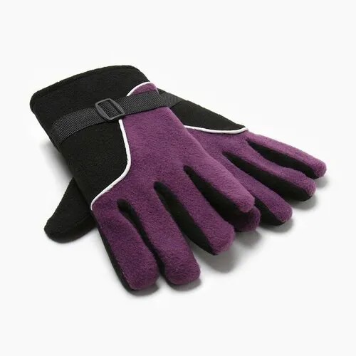 Перчатки ТероПром, размер 9, черный, фиолетовый