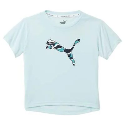 Футболка Puma Modern Sports Logo с круглым вырезом и короткими рукавами для девочек, размер XL, Casu