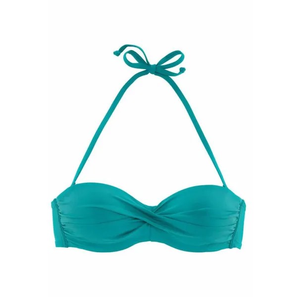 S.Oliver Beachwear топ бикини-бандо »Испания« для женщин, цвет blau