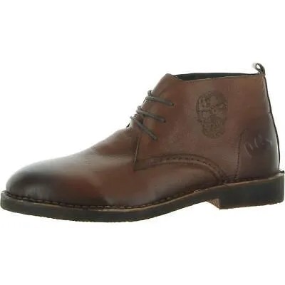 Мужские ботинки Robert Graham Pieta Brown Chukka 9,5 Medium (B,M) BHFO 4552