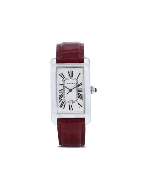 Cartier наручные часы Tank Américaine 65 мм 2000-х годов
