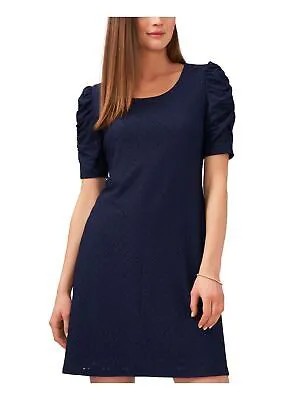 MSK Женский темно-синий пуловер на подкладке с короткими рукавами и круглым вырезом, короткое платье-футляр XL