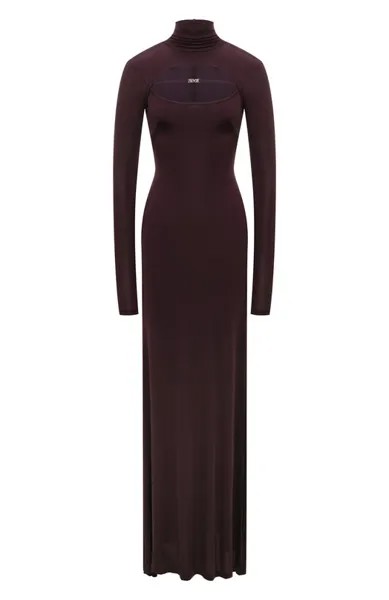 Платье из вискозы Versace Jeans Couture