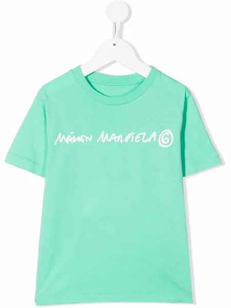 MM6 Maison Margiela Kids футболка с логотипом