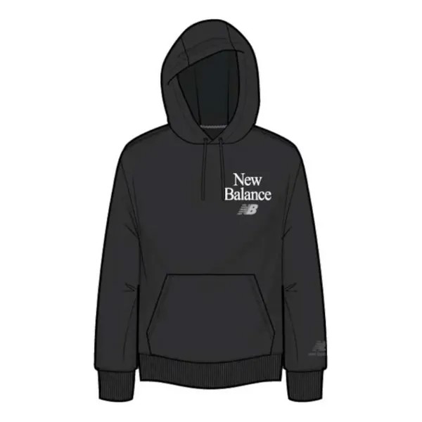 Толстовка New Balance Essentials Celebrate Sweat Hoodie 'Black', черный