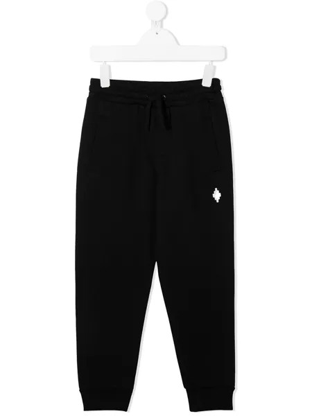 Marcelo Burlon County Of Milan Kids спортивные брюки с вышитым логотипом