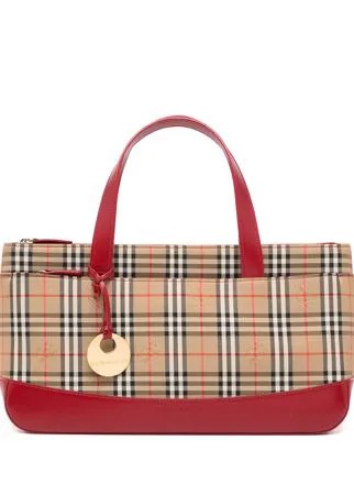 Burberry Pre-Owned маленькая сумка-тоут в клетку House Check