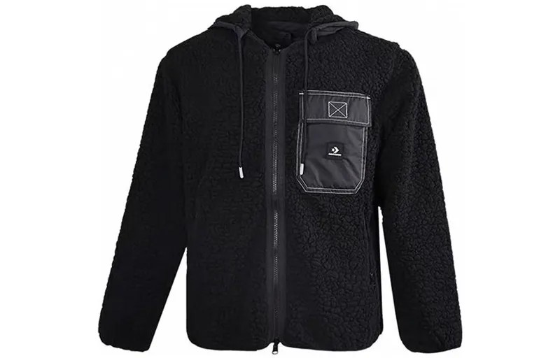 Бархатная куртка унисекс Converse, цвет Black