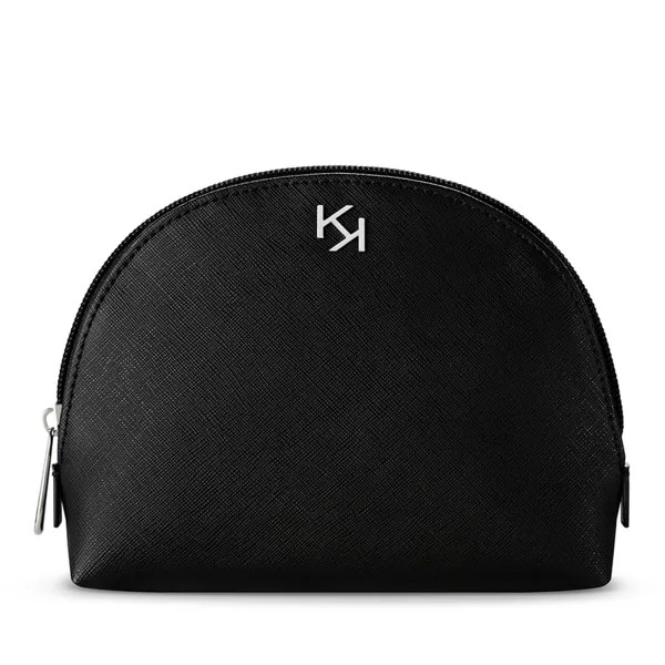 Косметичка женская Kiko Milano HALFMOON BEAUTY CASE черная, р. 19x14x4,5 см