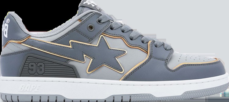 Кроссовки Wmns Sk8 Sta #3 L 'Gray Gold', серый