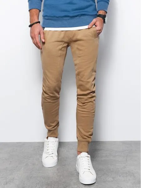Спортивные брюки regular fit Ombre, коричневый