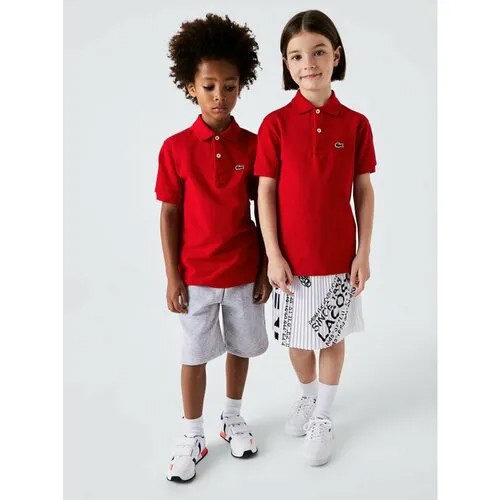 Поло LACOSTE, размер 10A [METY], красный