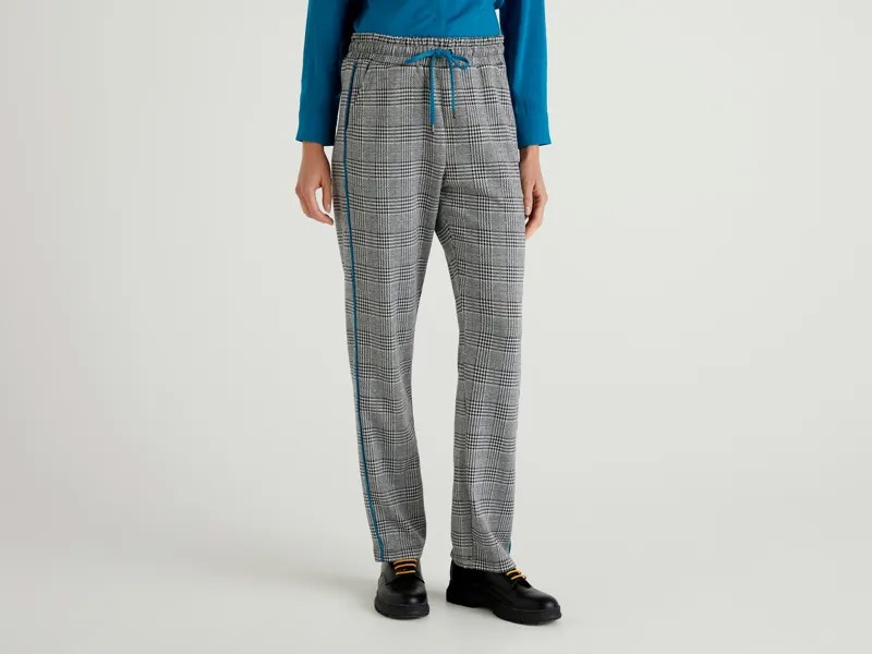 Брюки женские United Colors of Benetton 21A_3YZQP0515 разноцветные M