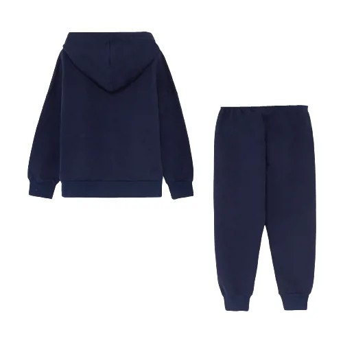 Комплект одежды RusExpress, толстовка и брюки, повседневный стиль, размер 40, синий