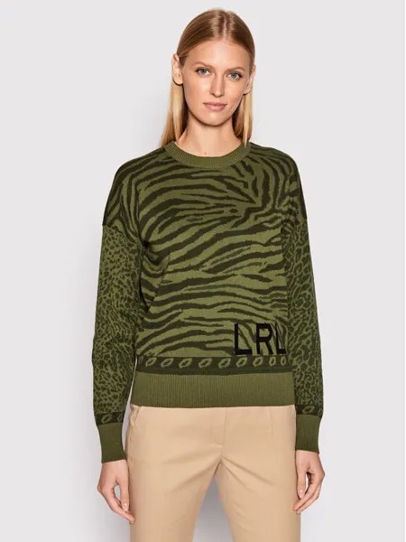 Свитер обычного кроя Lauren Ralph Lauren, зеленый