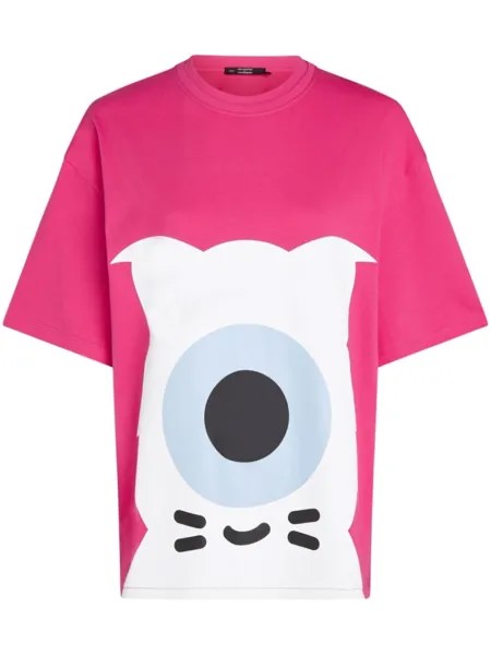 Karl Lagerfeld футболка из коллаборации с Darcel Disappoints, розовый