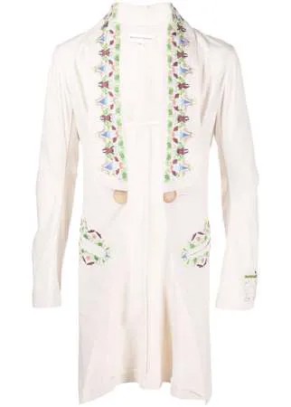 Walter Van Beirendonck Pre-Owned пальто Revolution с вышивкой