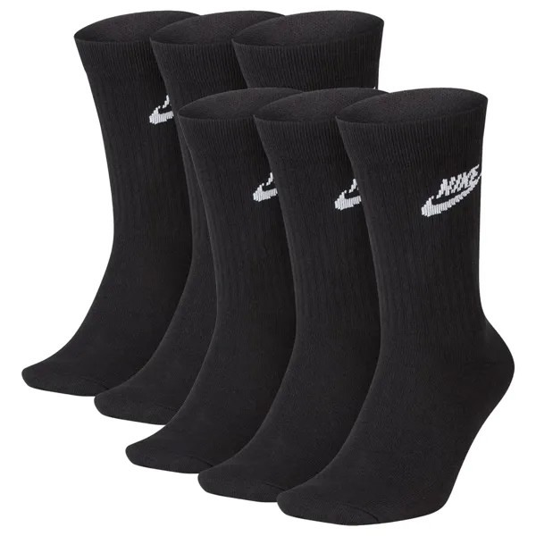 Носки Nike 6 шт, черный