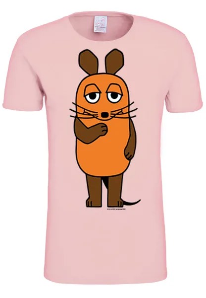 Футболка Logoshirt Die Sendung mit der Maus, розовый
