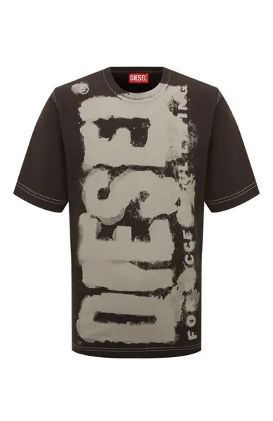 Хлопковая футболка Diesel