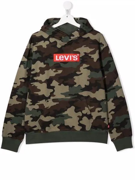 Levi's Kids худи с камуфляжным принтом