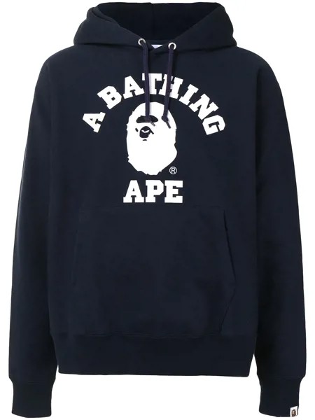 A BATHING APE® худи свободного кроя с логотипом