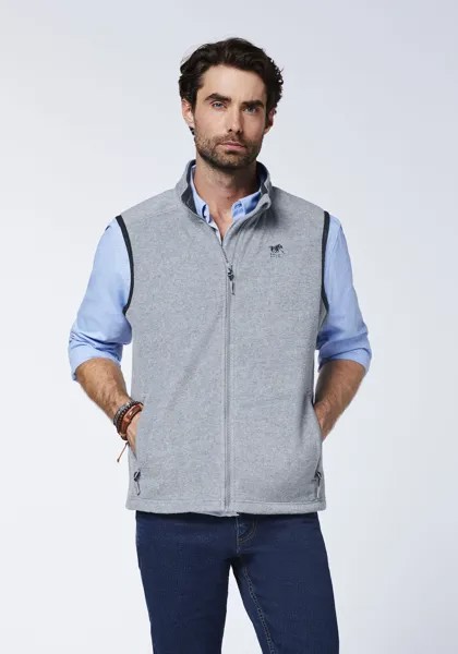 Утепленный жилет Polo Sylt Fleece, серый