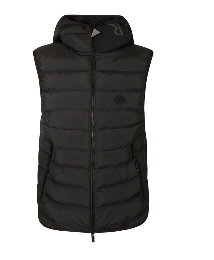 Утепленный пуховик Moncler, черный