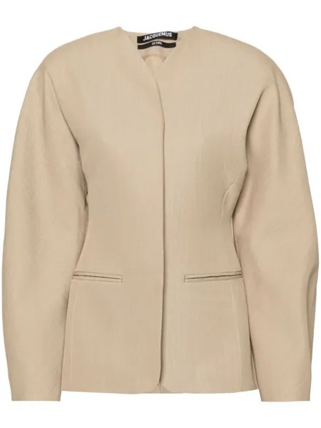 Jacquemus куртка Ovalo, нейтральный цвет