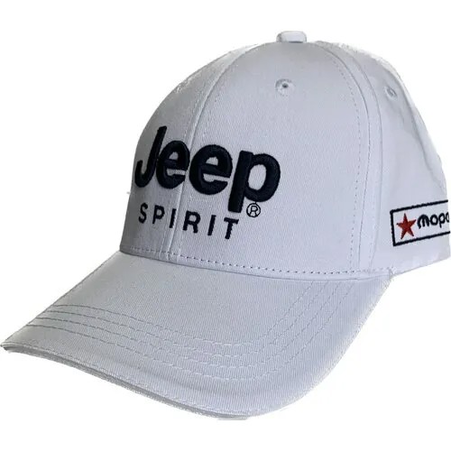 Бейсболка бини JEEP Авто кепка Джип бейсболка мужская женская, размер 55-58, белый